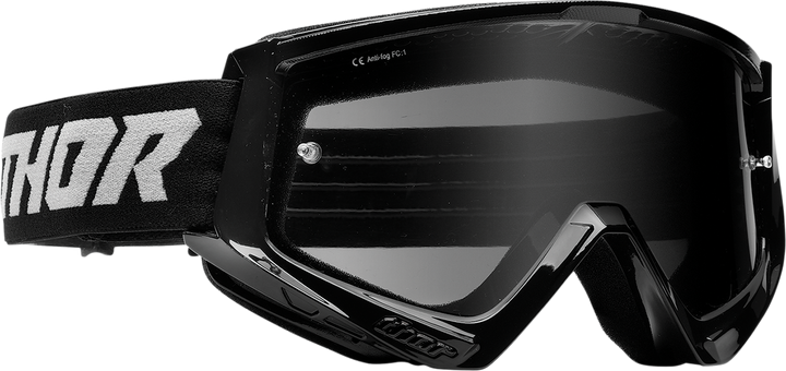 Thor Combat Sand Goggle - Racer - Black/Gray - Smoke Lens 2601-2693
