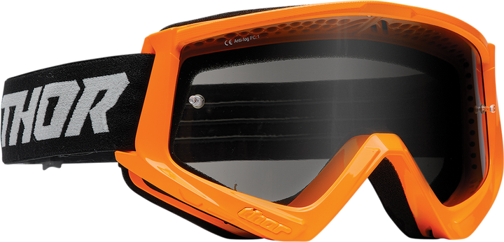 Thor Combat Sand Goggle - Racer - Flo Orange/Gray - Smoke Lens 2601-2696