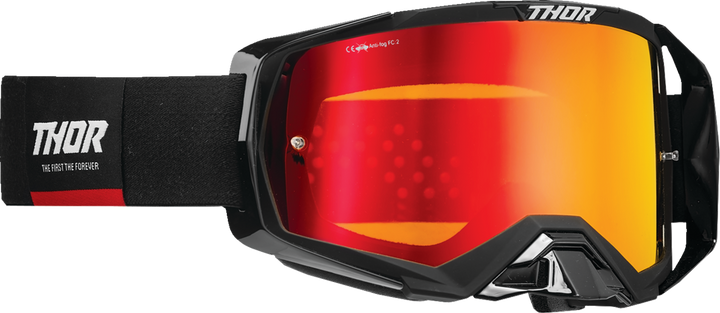 Thor Activate Goggle - Black/Red - Iridium Mirror Lens 2601-2794