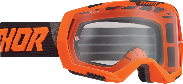 Thor Regiment Goggle - Flo Orange/Black - Clear Lens 2601-2802