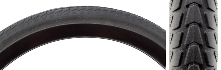 Sunlite 24x1.75 FlatFree Solid BMX Tire Reflective Sidewall 593526