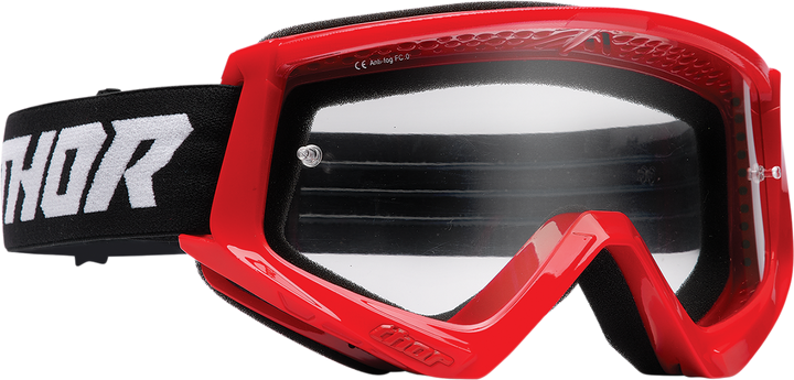 Thor Youth Combat Goggle - Racer - Red/Black 2601-3048