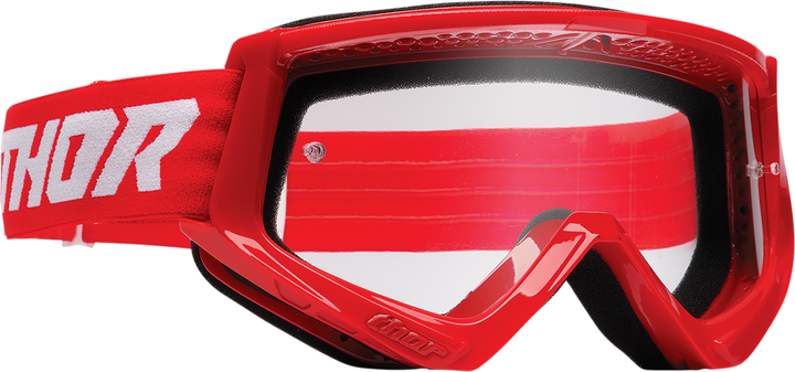 Thor Youth Combat Goggle - Racer - Red/White 2601-3053