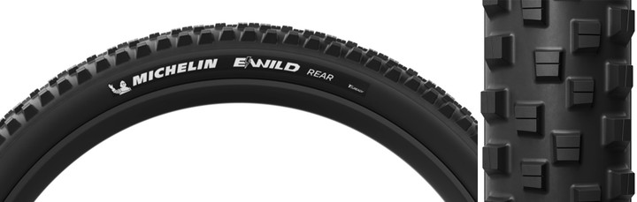 Michelin E-WILD Performance 29x2.6 Tubeless MTB Tire for e-Mountain Bikes 38675