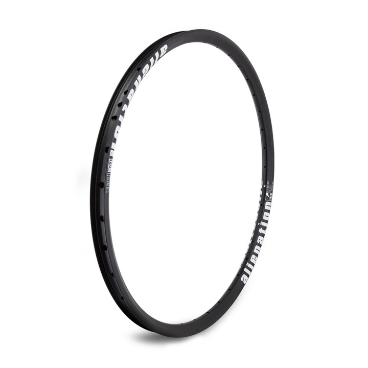 Alienation Mischief 24in BMX Rim - Lightweight, Tubeless-Ready, Matte Black 470376