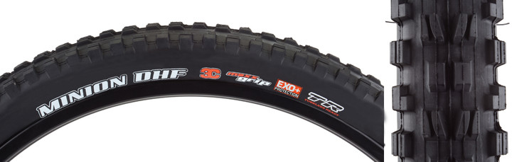 Maxxis Minion DHF Tire Tubeless, Folding, Black, 3C Maxx Terra, EXO+, WT 29x2.5 TB00447300