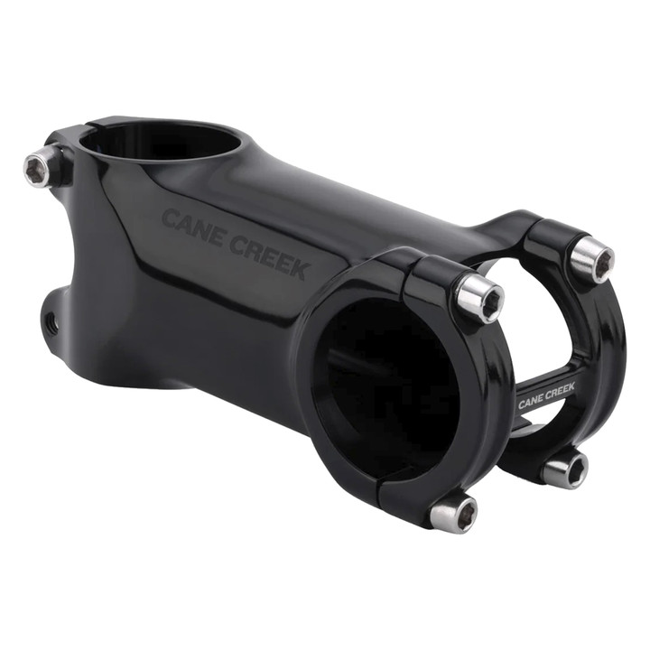 Cane Creek GXC 80mm Gravel Stem - Lightweight Aluminum, Polished Black BAJ0116