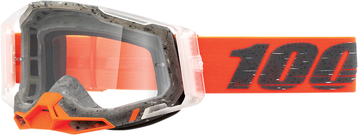 100% Racecraft 2 Goggle - Schrute - Clear Lens 50009-00014