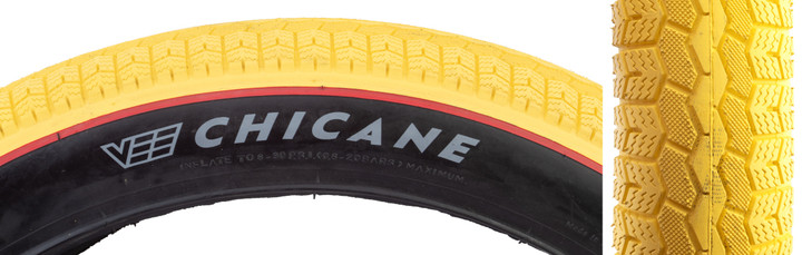 Vee Tire x SE Bikes Chicane 26x3.5 BMX-Style Fat Tire, Durable MPC Compound B38511-S