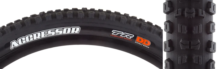 Maxxis Aggressor Tire Tubeless, Folding, Dual, Double Down, Wide Trail 29x2.5 TB96870100