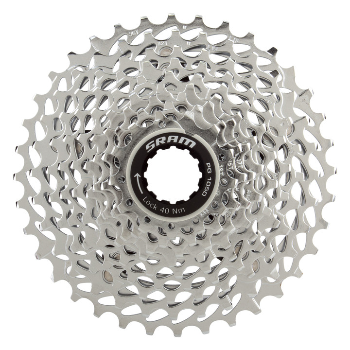SRAM PG-1050 10-Speed Cassette 11-36T Steel Cogs and PowerGlide Tech 00.2418.034.004