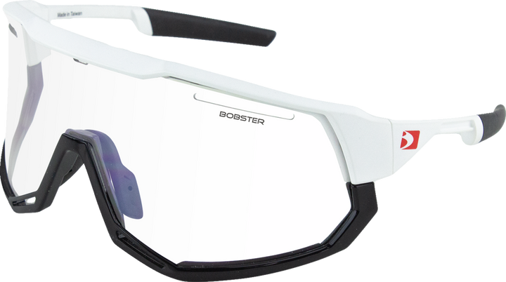 Bobster Freewheel Sunglasses - Matte White/Gloss Black - Interchangeable Lenses BFRE01
