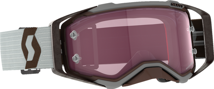 Scott Prospect Amplifier Goggle - Gray/Brown - Rose Works Lens 285536-7430352