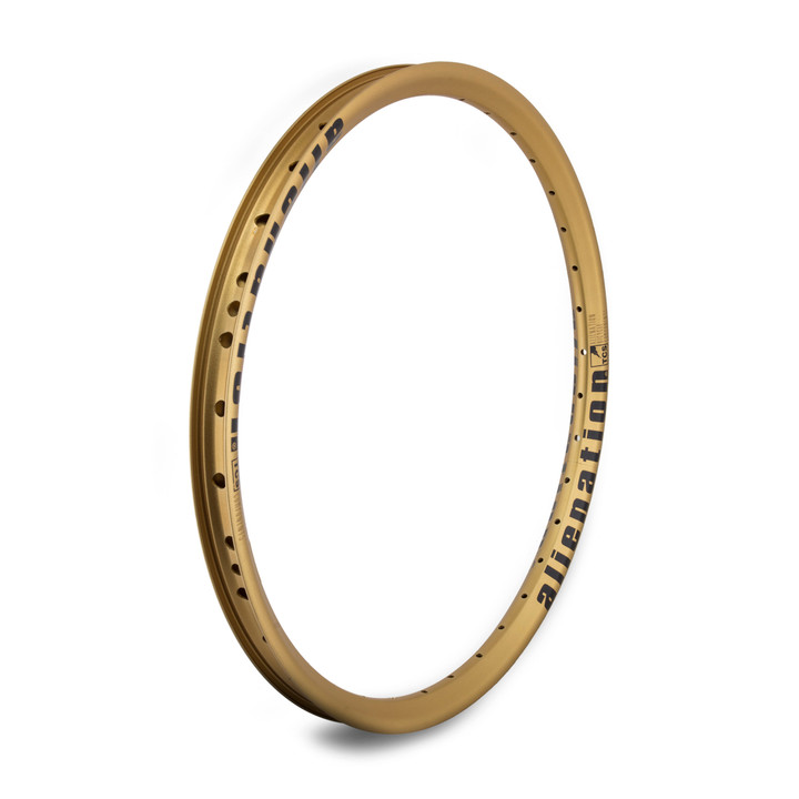 Alienation Mischief 20in Matte Gold BMX Race Rim - Lightweight and Tubeless Ready 470373