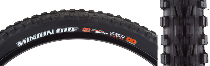 Maxxis Minion DHF Tire Tubeless, Folding, 3C Maxx Grip, DD, Wide Trail 27.5x2.5 TB85975300