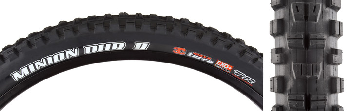 Maxxis Minion DHR Ii Tire 27.5 X 2.8 120Tpi Folding 3C Maxxterra Exo+ Tubeless TB00113800