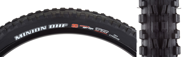 Maxxis Minion DHF Tire Tubeless, Folding, 3C Maxx Grip, DH, Wide Trail 29 x 2.6 TB96800700
