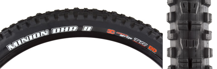 Maxxis Minion DHR Ii Tire 29 X 2.4 120Tpi Folding 3C Maxxgrip Tubeless Black TB00087500