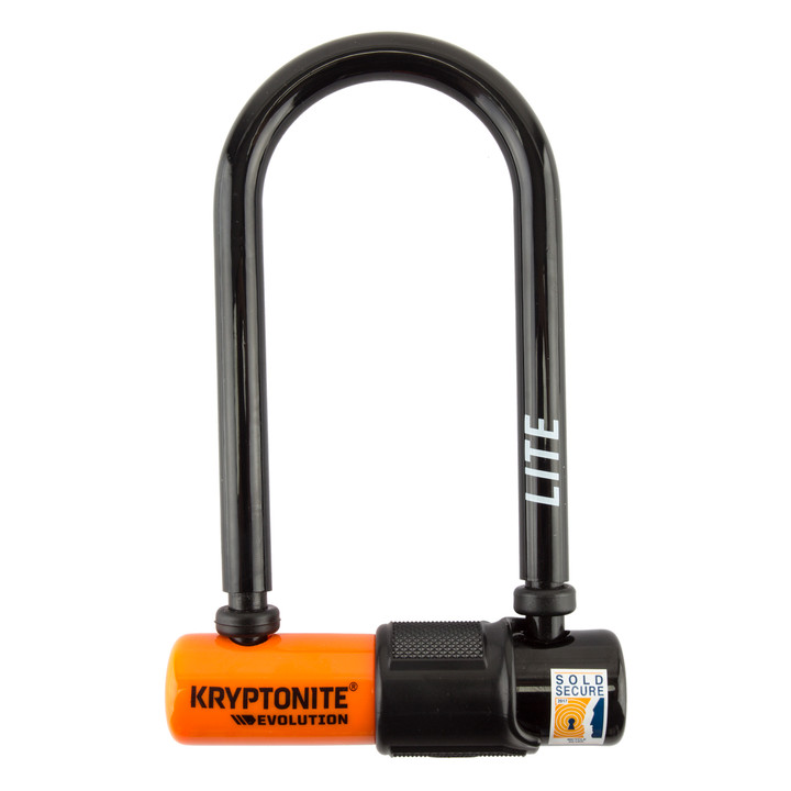 Kryptonite Evolution Series U-Lock - 2.75 x 5.9 Keyed Black Bicycle Lock 002093