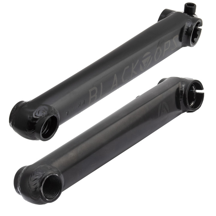 Black Ops BMX Stomp 3-Piece Chromoly Crankset 175mm, 19mm Spindle 210860