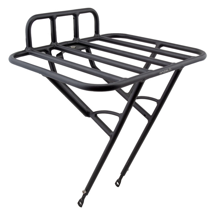 Origin8 Rush Messenger Front Flat Rack - Heavy-Duty Alloy Bike Cargo Carrier for 26-29" and 700c Bikes 450272