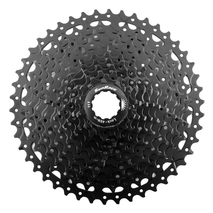 Sunrace 11-46T 11-Speed Cassette | Wide Range Alloy Gear for MTB and Gravel CSMS8.EAZ0.ES0.BX