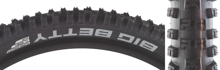 Schwalbe Big Betty 29x2.6 Tubeless MTB Tire Super Gravity Casing 11654158