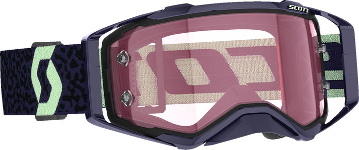 Scott Prospect Amplifier Goggle - Dark Purple/Mint - Rose Works Lens 285536-7696352