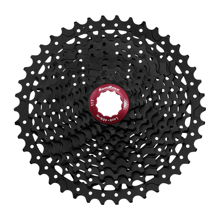 SunRace MX3 Cassette - 10 Speed 11-42t Black Bicycle Part Shimano Cassette Body CSMX3.TAYR.OS1.BX