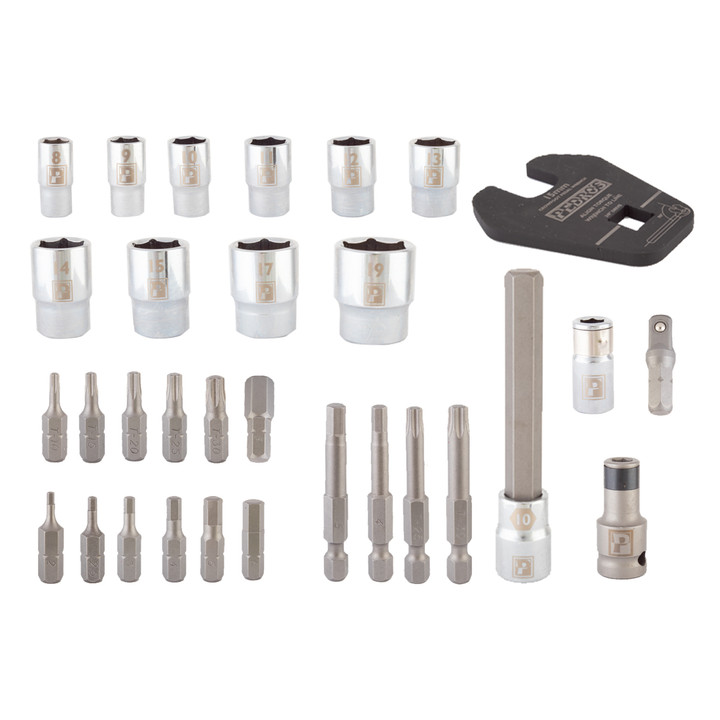 Pedro's Pro 31-Piece Socket and Bit Set for Bicycle Maintenance 6460605