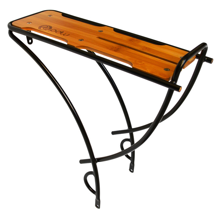 Portland Design Works Payload Rear Rack - Steel and Bamboo Cargo Carrier 501