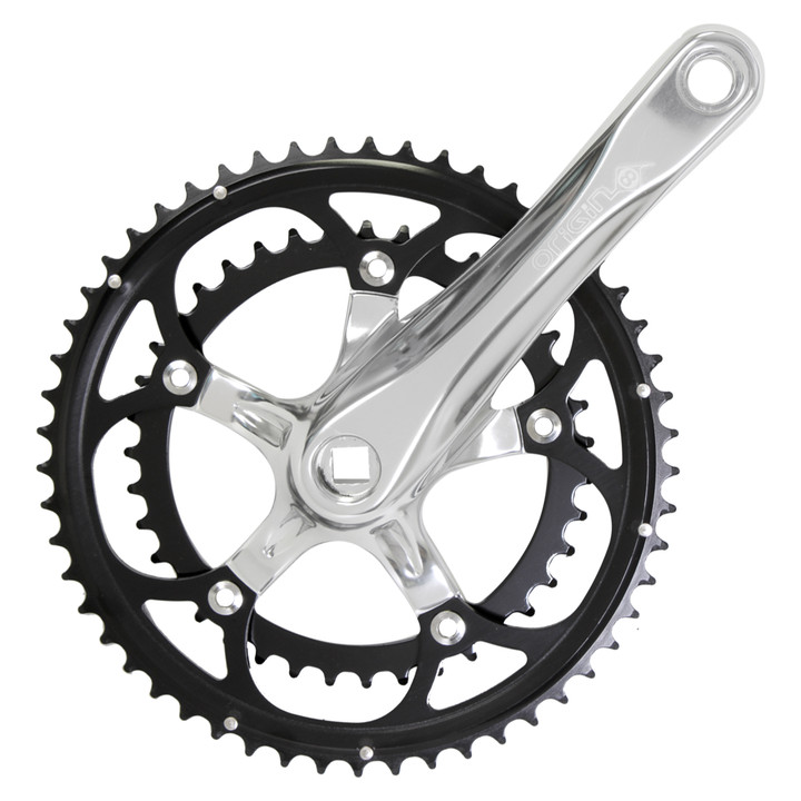 Origin8 Pro Pulsion Alloy Road Crankset 172.5mm 53/39T Square Taper 22327