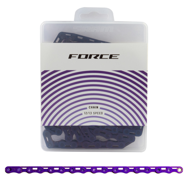 SRAM Force Flattop 12/13-Speed Chain - Lightweight, Durable, Purple 00.2518.072.012