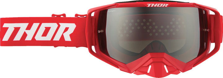 Thor Activate Goggle - Flite - Red - Silver Mirror Lens 2601-3703