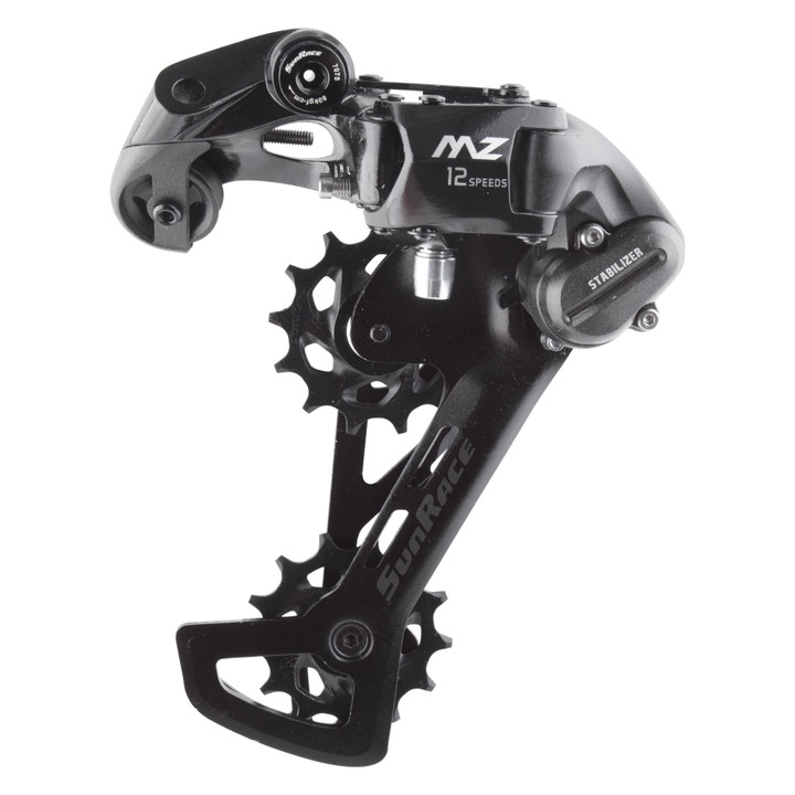 Sunrace RDMZ600 12-Speed Rear Derailleur, Alloy Cage, Clutch, Black RDMZ600.MD00.0S1.BX
