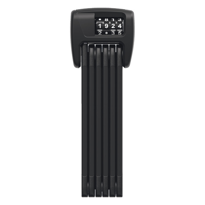 Abus Bordo 6000C Folding Lock - 5mm Steel, Combo, 90cm, Black 67599