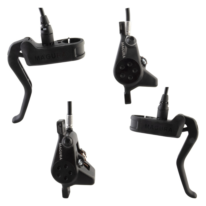 Magura MT A2 Hydraulic Disc Brake Set - Front and Rear, Aluminum, 250g 2703341