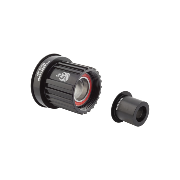 DT Swiss Ratchet LN Freehub Body - Aluminum, Shimano Micro Spline- Sealed Bearing Kit HWYABM00S3765S
