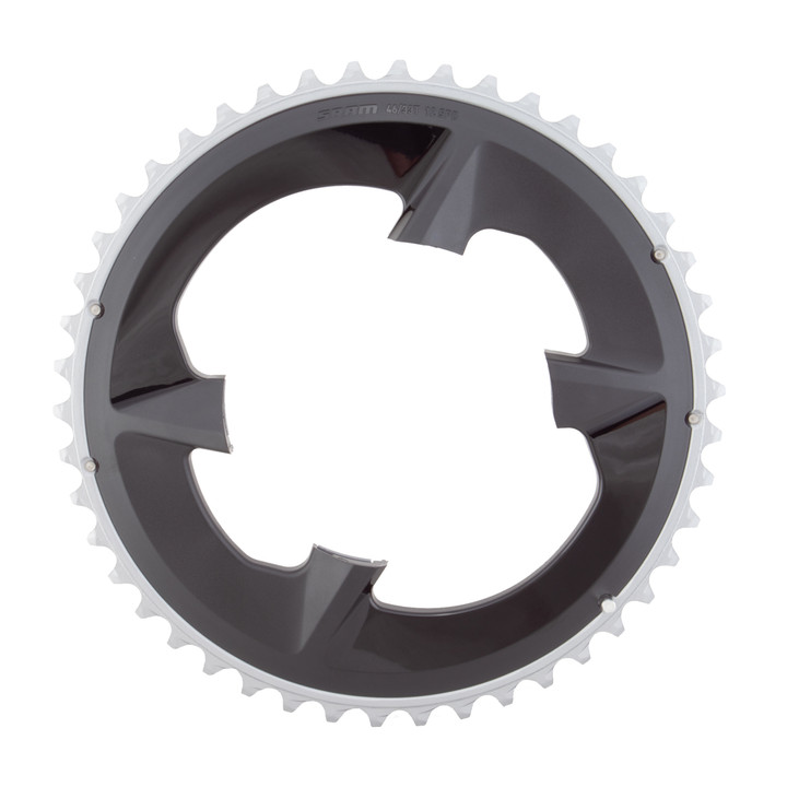 SRAM Rival AXS 46T Aluminum Chainring 12-Speed, 107 BCD, Black 00.6218.029.002