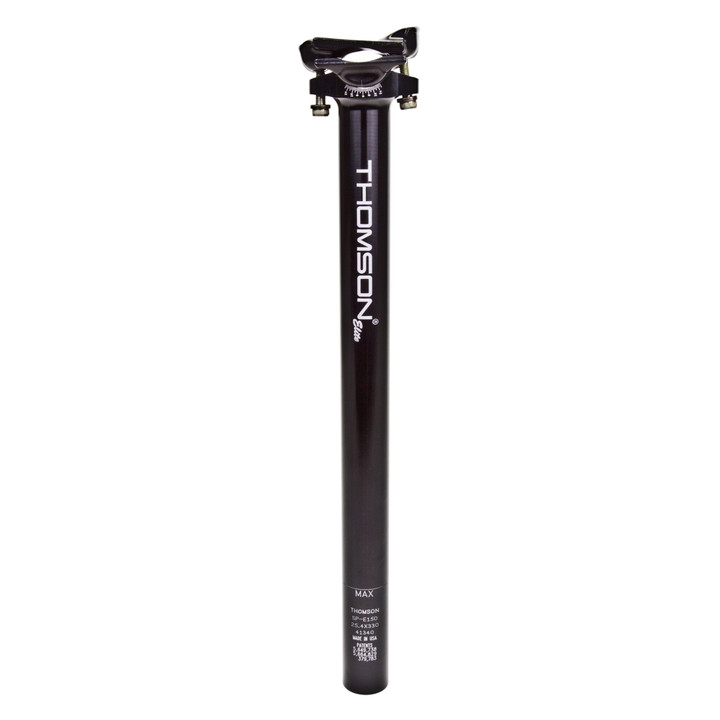 Thomson Elite Seatpost 25.4 x 330mm Standard Rail Clamp Style: Black SP-E150-BK