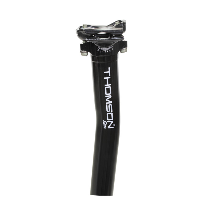 Thomson Elite Aluminum Setback Seatpost 31.6mm, 410mm, Black SP-E116SB-BK