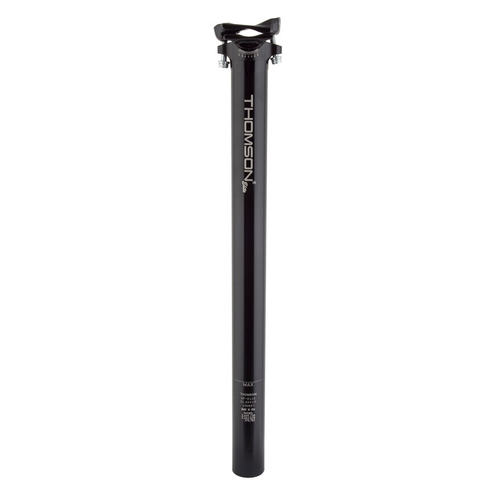 Thomson Elite Seatpost 31.6 x 410mm Standard Rail Clamp Style: Black SP-E116-BK