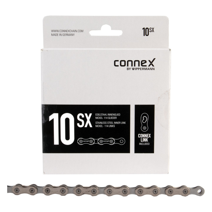 Connex 10sX 10-Speed Chain Stainless Steel and Nickel Coating 2321-10SX-1140