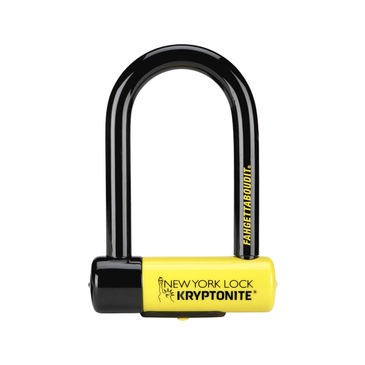 Kryptonite New York Fahgettaboudit Mini U-Lock - Max-Performance Steel Security 002178