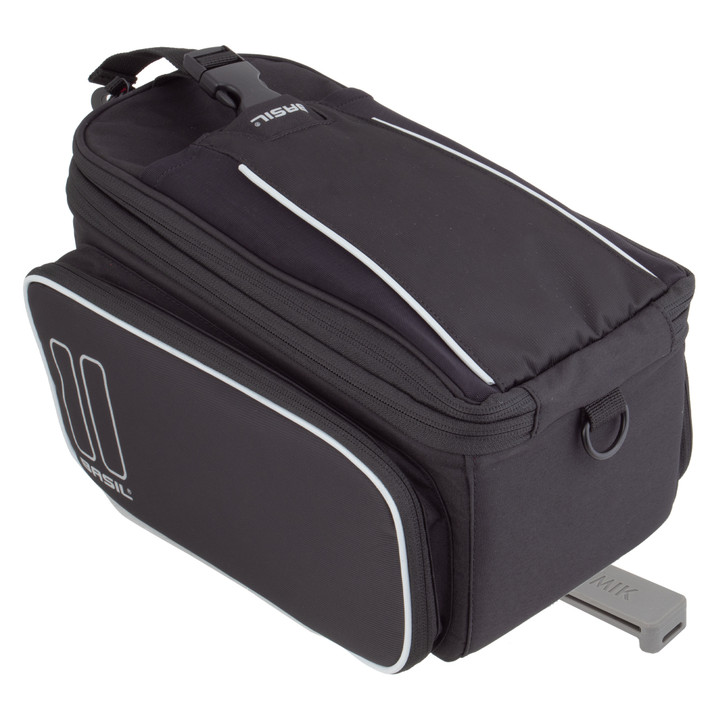 Basil Sport Design Trunk Bag 7-15L, MIK Mount, Waterproof Black 17789