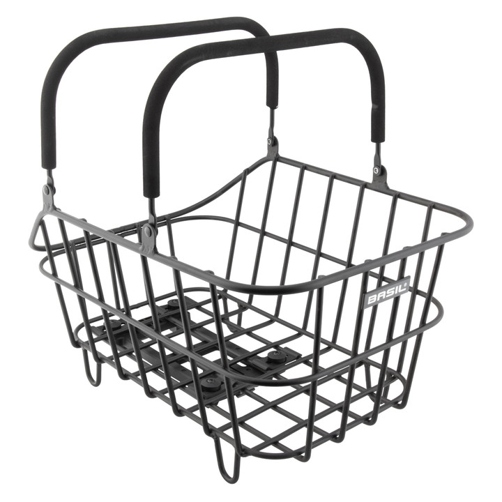 Basil Cento Alloy MIK Bike Basket - Durable Weather-Resistant Wire Frame 11234