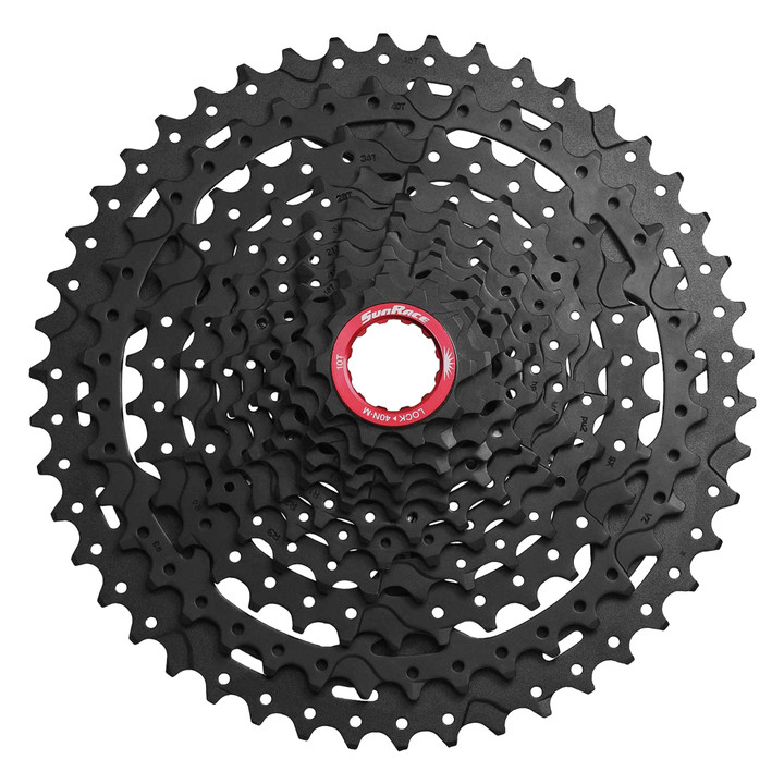 Sunrace CS-MX9X 11-Speed 10-42T Wide Ratio Cassette Alloy Spiders CSMX9X.ETYR.OS0.BX