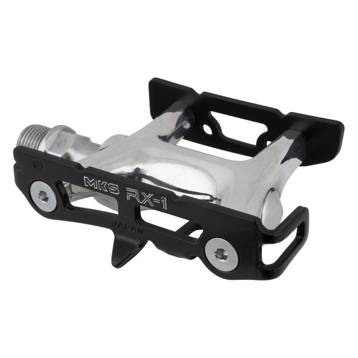 MKS RX-1 NJS Track Pedals - Alloy, Sealed Bearings, 9/16" RX-1