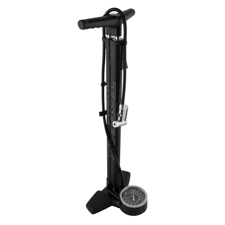 Topeak Joe Blow Ace DX Floor Pump - High-Pressure Aluminum, Dual-Stage, Presta and Schrader TJB-ACE-DX