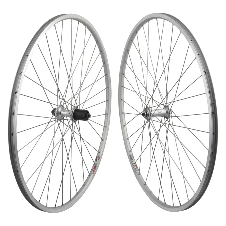 700C Alloy Road Bike Wheel Set Double Wall Rims and Warp-Resistant Hub 641258
